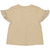 Meisjes SHIRT SELA van Little Levv in de kleur Sand in maat 128.