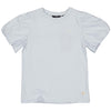 Meisjes SHIRT SHANNA van Little Levv in de kleur Pastel Blue in maat 128.