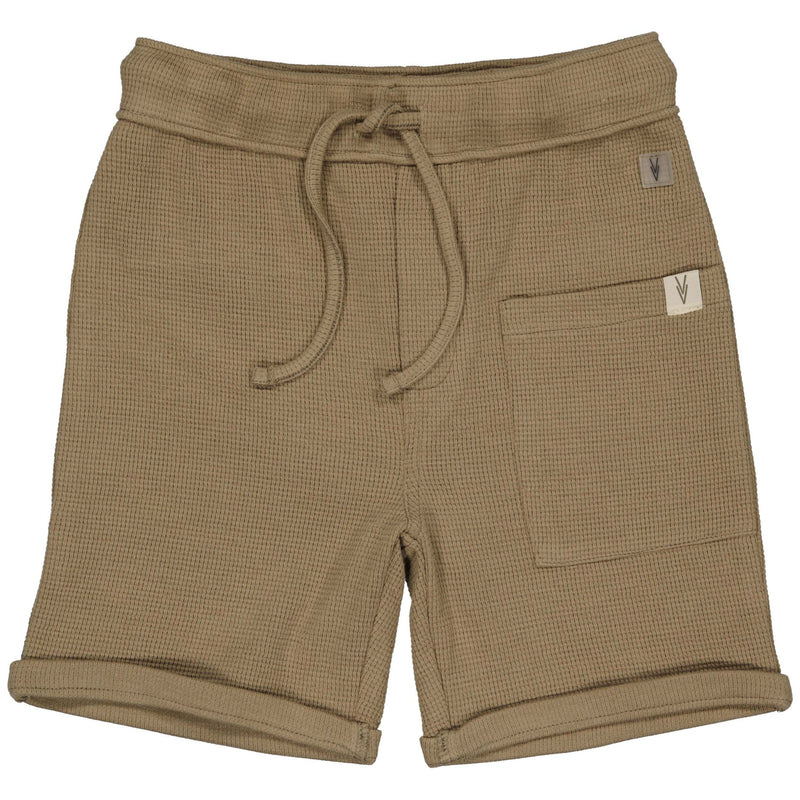 Jongens PANTS SICO van Little Levv in de kleur Khaki Green in maat 128.