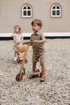 Jongens PANTS SICO van Little Levv in de kleur Khaki Green in maat 128.
