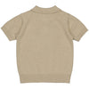 Jongens SHIRT SIEBE van Little Levv in de kleur Light Taupe in maat 128.