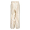 Meisjes PANTS STACY van Little Levv in de kleur AOP Taupe Stripe in maat 128.