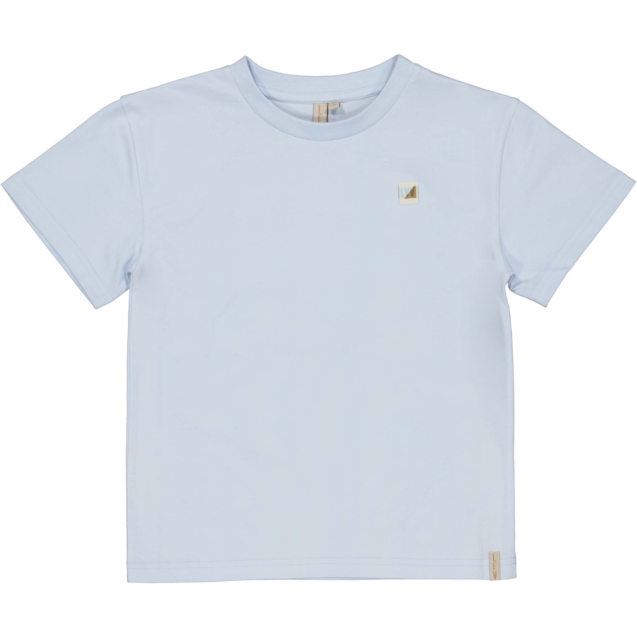 Jongens T-Shirt BAY van Little Levv in de kleur Vintage Blue in maat 128.