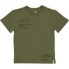 Jongens Sweater SS BEN van Little Levv in de kleur Dark Green in maat 128.