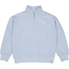 Jongens Sweater Zip BOANN van Little Levv in de kleur Vintage Blue in maat 128.