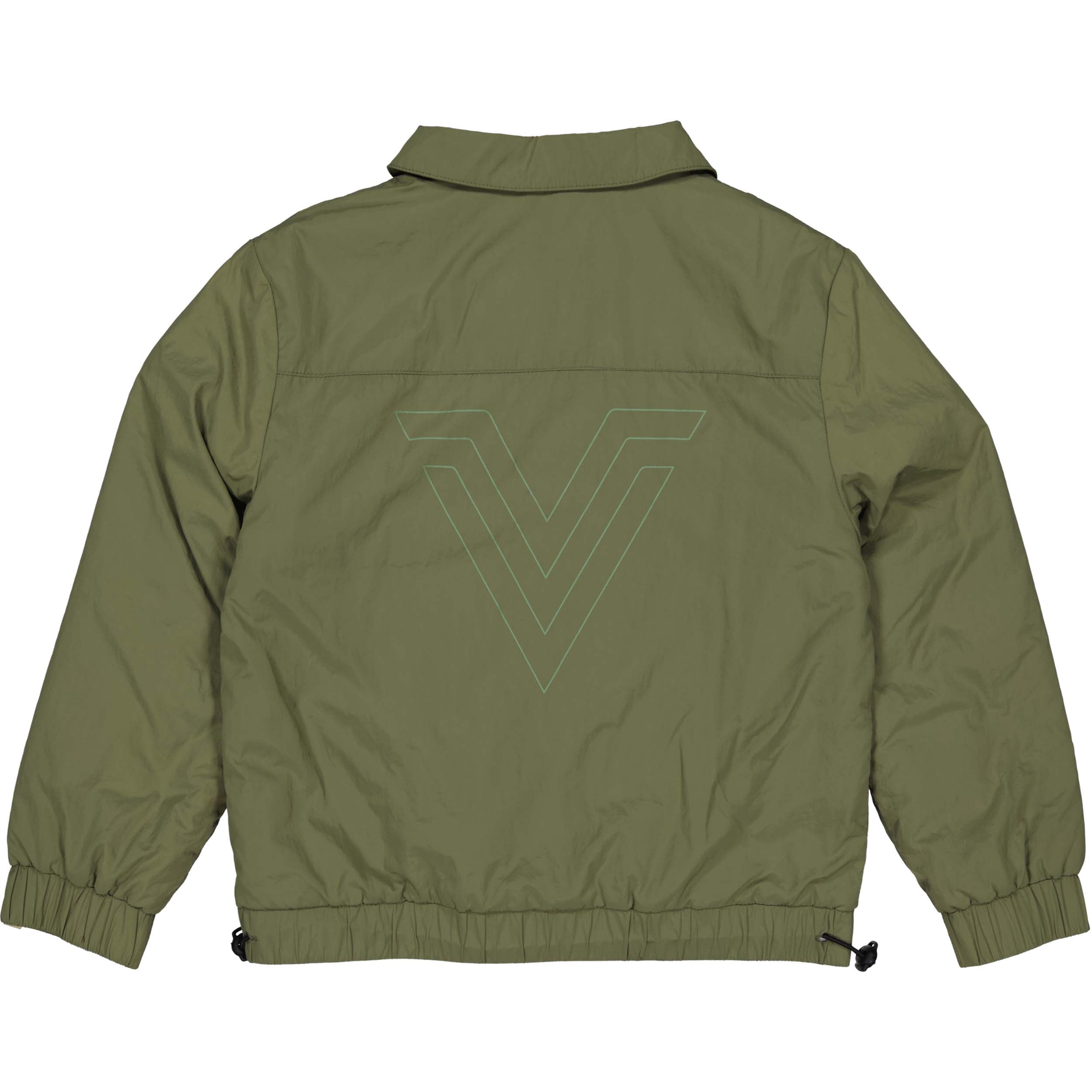 Jongens Jacket BOWEN van Little Levv in de kleur Dark Green in maat 128.