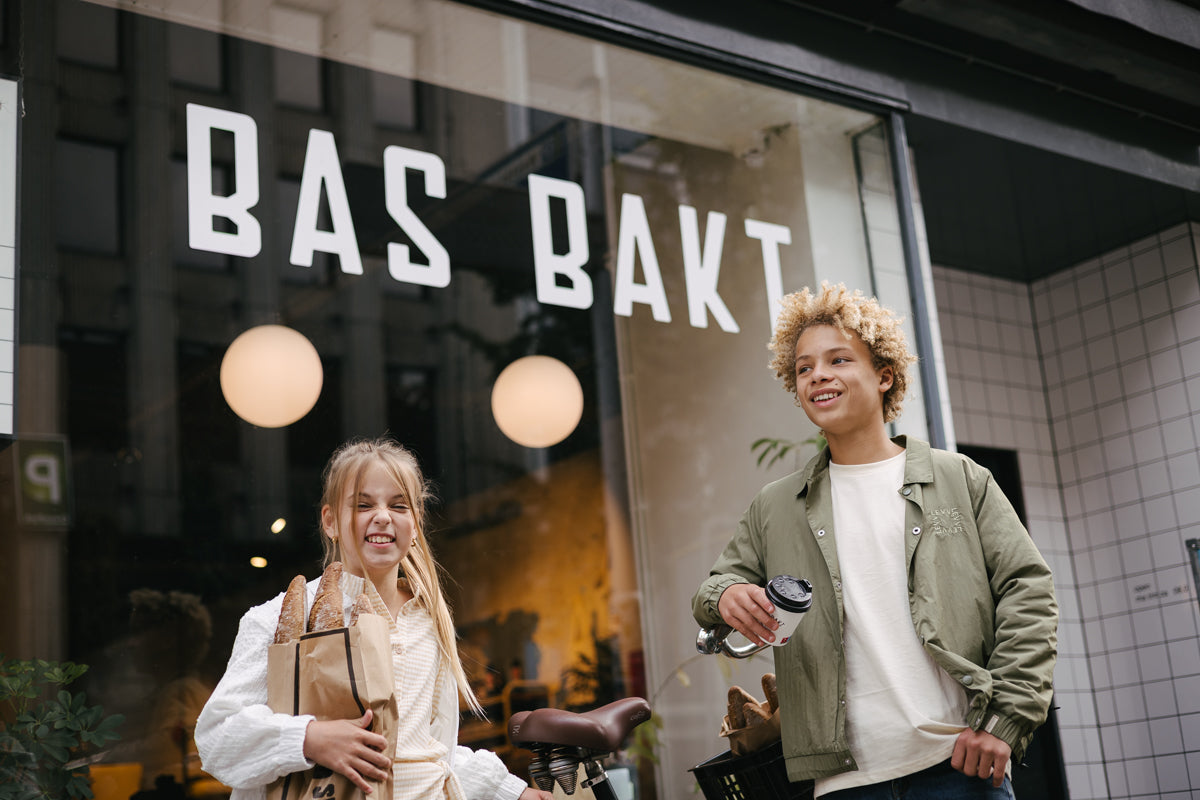 Jongens Jacket BOWEN van Little Levv in de kleur Dark Green in maat 128.