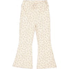 Meisjes Flared pants BRENDA van Little Levv in de kleur AOP Purple Flower in maat 128.