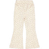 Meisjes Flared pants BRENDA van Little Levv in de kleur AOP Purple Flower in maat 128.