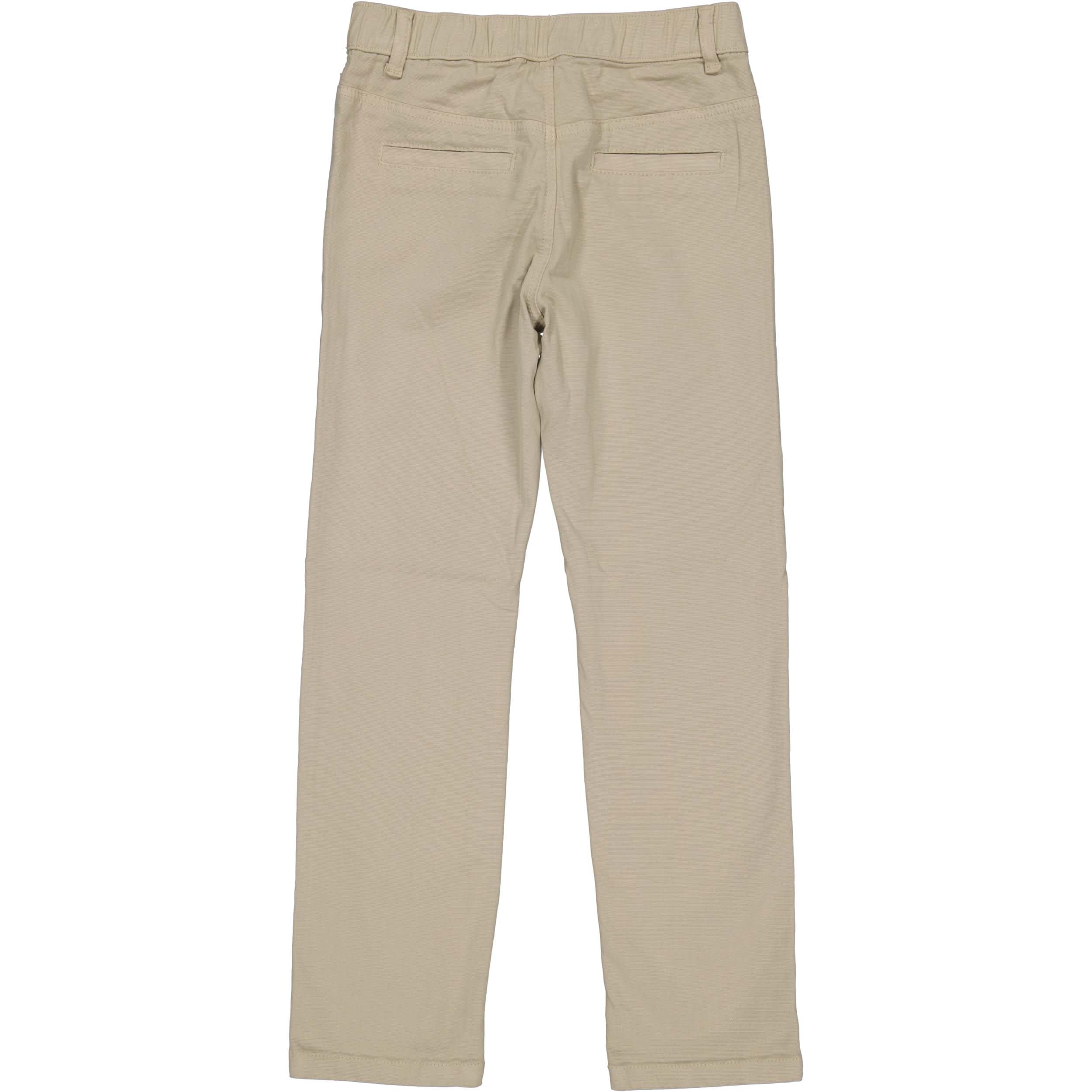 Jongens Pants BRUNO van Little Levv in de kleur Dessert Sand in maat 128.