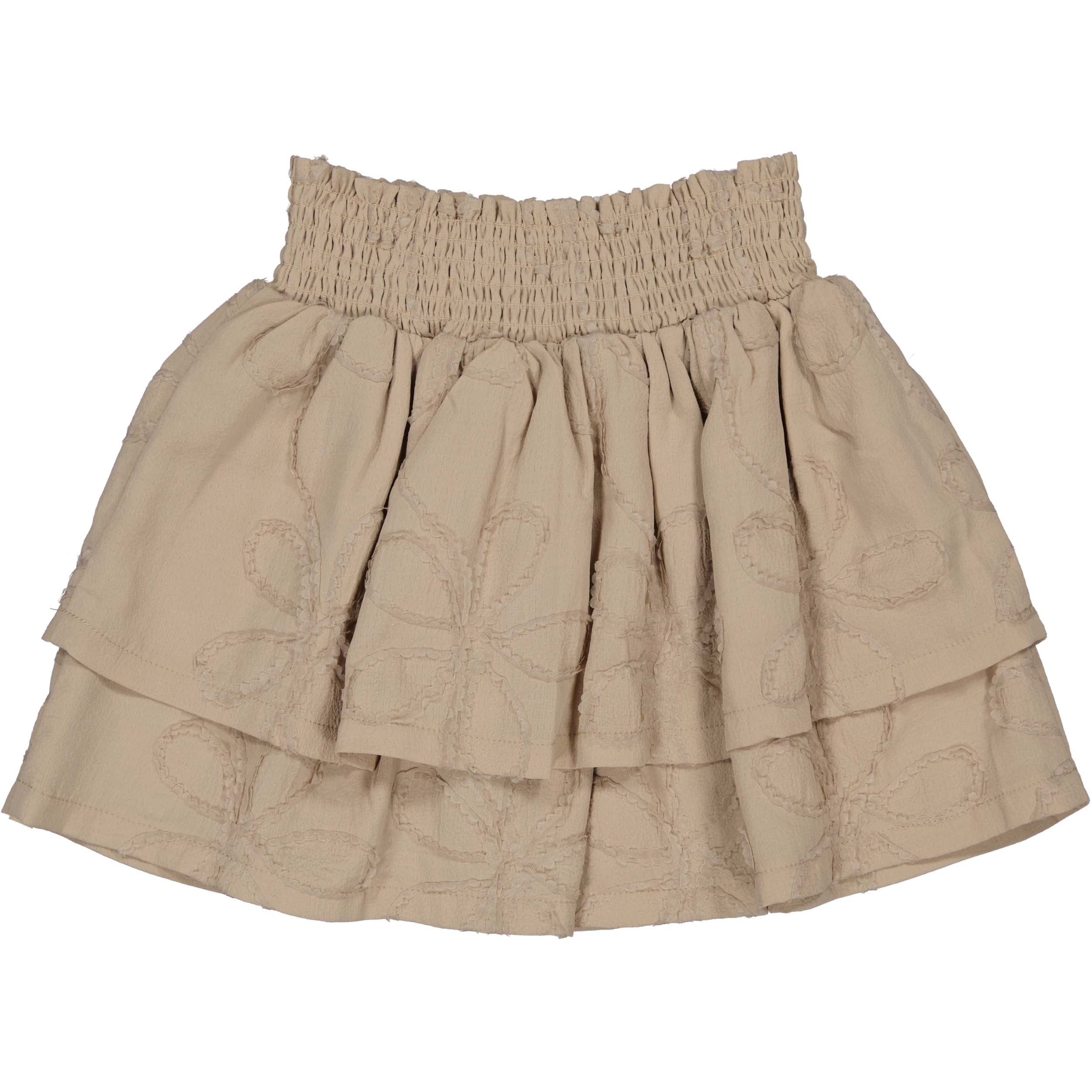 Meisjes Skirt ANNEKE van Little Levv in de kleur Almond in maat 128.