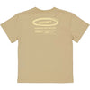 Jongens T-Shirt BEER van Little Levv in de kleur Light Sand in maat 128.