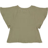 Meisjes Top BENITA van Little Levv in de kleur Khaki Green in maat 128.