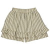 Meisjes Skort BILLIE van Little Levv in de kleur AOP Green Stripe in maat 128.
