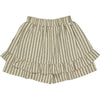 Meisjes Skort BILLIE van Little Levv in de kleur AOP Green Stripe in maat 128.