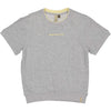Jongens Sweater SS BINK van Little Levv in de kleur Grey Melee in maat 128.