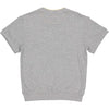 Jongens Sweater SS BINK van Little Levv in de kleur Grey Melee in maat 128.