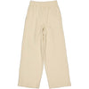 Meisjes Wide leg pants BLANCA van Little Levv in de kleur Oatmeal in maat 128.