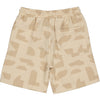 Jongens Shorts BOUWE van Little Levv in de kleur AOP Sand Graphic in maat 128.