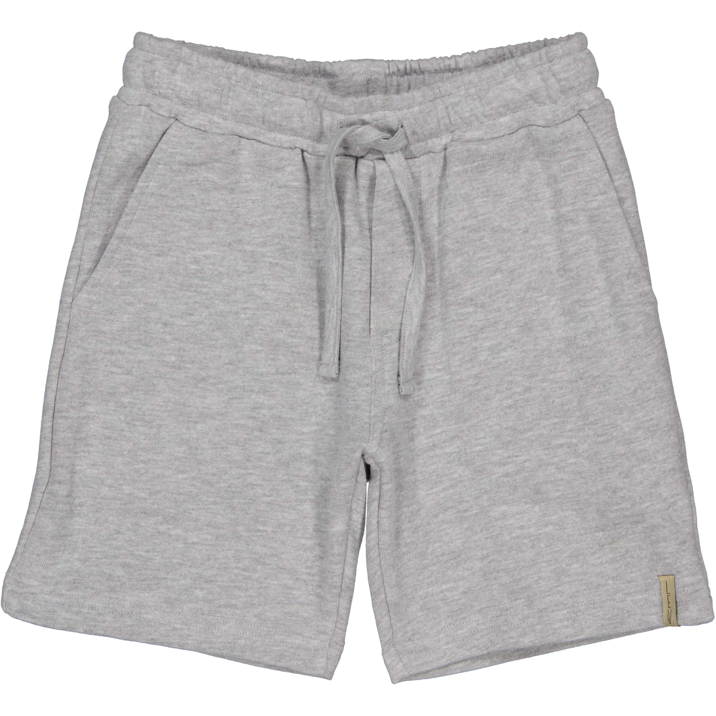 Jongens Shorts BRADLEY van Little Levv in de kleur Grey Melee in maat 128.