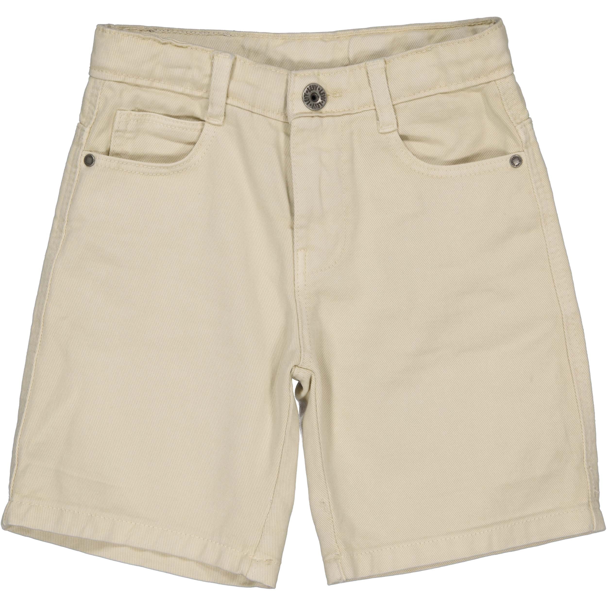 Jongens Shorts BRYCE van Little Levv in de kleur Beige in maat 128.