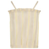 Meisjes Singlet BODEE van Little Levv in de kleur AOP Yellow Stripe in maat 128.