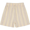 Meisjes Shorts BRITT van  in de kleur AOP Yellow Stripe in maat 128.