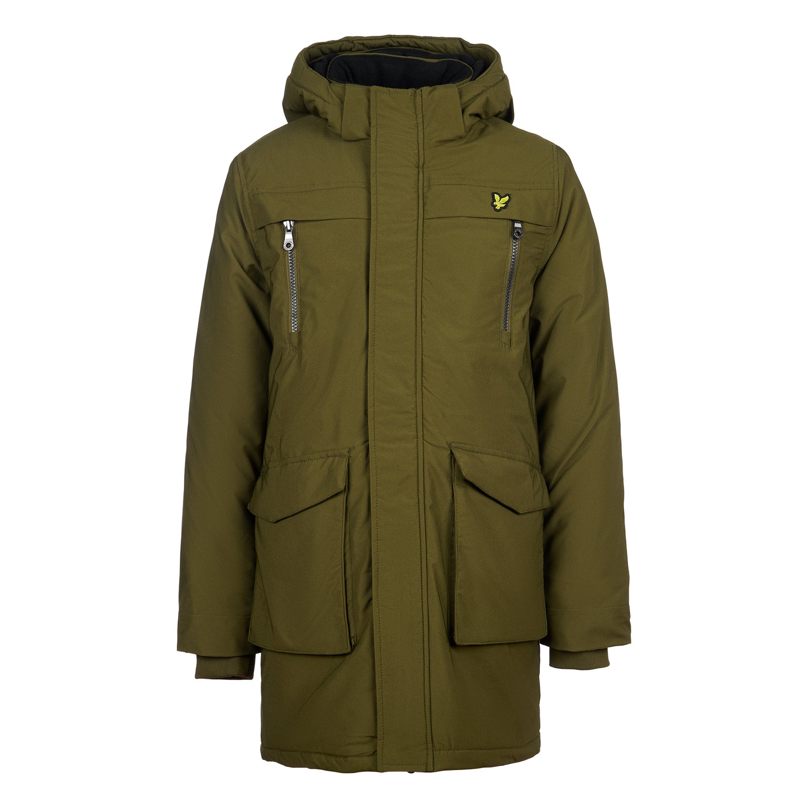 Lyle & Scott Parka Coat Dark Olive
