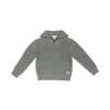Baje Studio Lennox knit zipper pullover grey dark