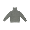 Baje Studio Lennox knit zipper pullover grey dark
