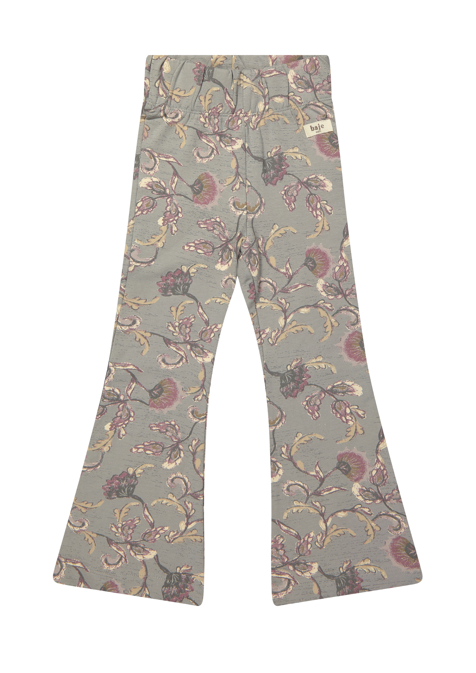 Baje Studio Lizzy jersey flare legging greyish blue AOP