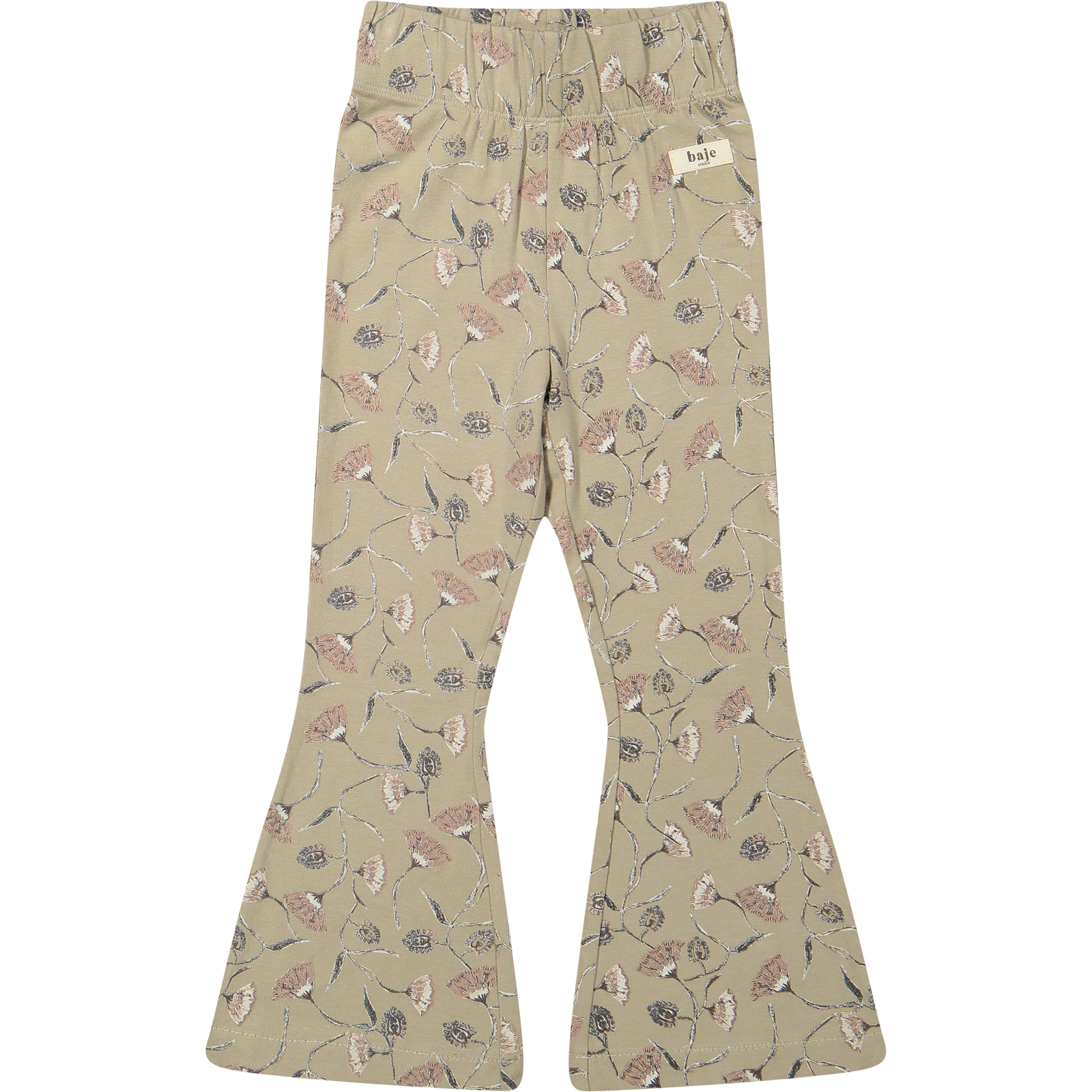 Baje Studio Flare Legging Luzia AOP Taupe clay