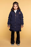 Meisjes Girls Jacket Parka van Moodstreet in de kleur Navy in maat 134-140.