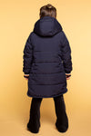 Meisjes Girls Jacket Parka van Moodstreet in de kleur Navy in maat 134-140.