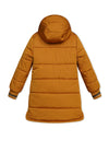 Meisjes Girls Jacket Parka van Moodstreet in de kleur Toffee in maat 134-140.