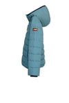 Jongens Boys Jacket Puffer van Moodstreet in de kleur Ice Blue in maat 122-128.