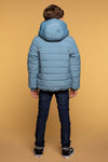 Jongens Boys Jacket Puffer van Moodstreet in de kleur Ice Blue in maat 122-128.