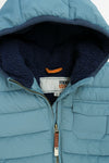 Jongens Boys Jacket Puffer van Moodstreet in de kleur Ice Blue in maat 122-128.