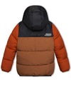 Jongens Boys Jacket Colourblock van Moodstreet in de kleur Rust in maat 134-140.