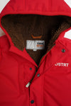 Jongens Boys Jacket Parka van Moodstreet in de kleur Red in maat 116.