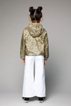 Meisjes Girls Jacket Hood van Moodstreet in de kleur Light Sand in maat 146-152.