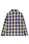 Jongens Boys Jacket Check van Moodstreet in de kleur Blue in maat 146-152.