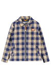 Jongens Boys Jacket Check van Moodstreet in de kleur Blue in maat 146-152.