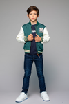 Jongens Boys Jacket Bomber van Moodstreet in de kleur Bottle in maat 146-152.