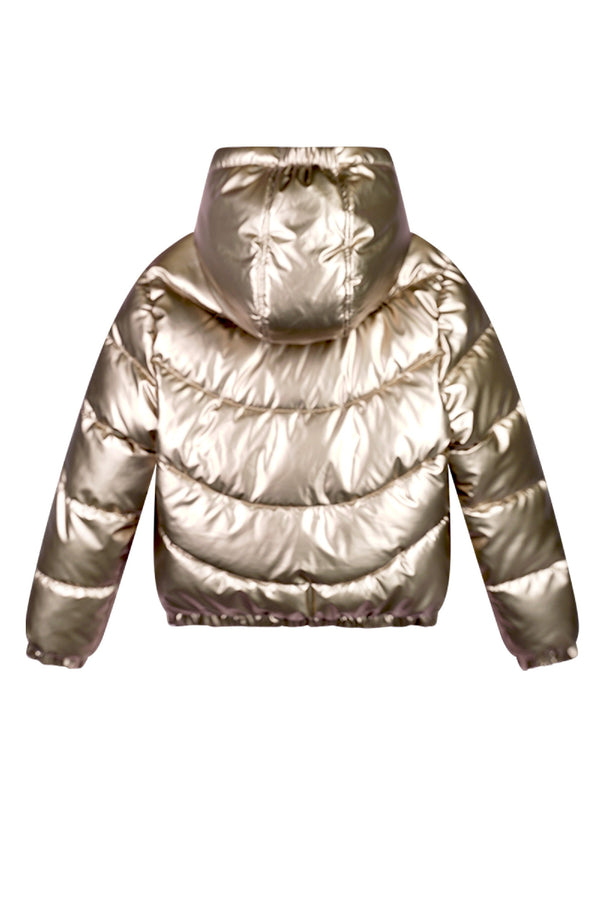 Moodstreet JESSE shiny wavy-quilt jacket