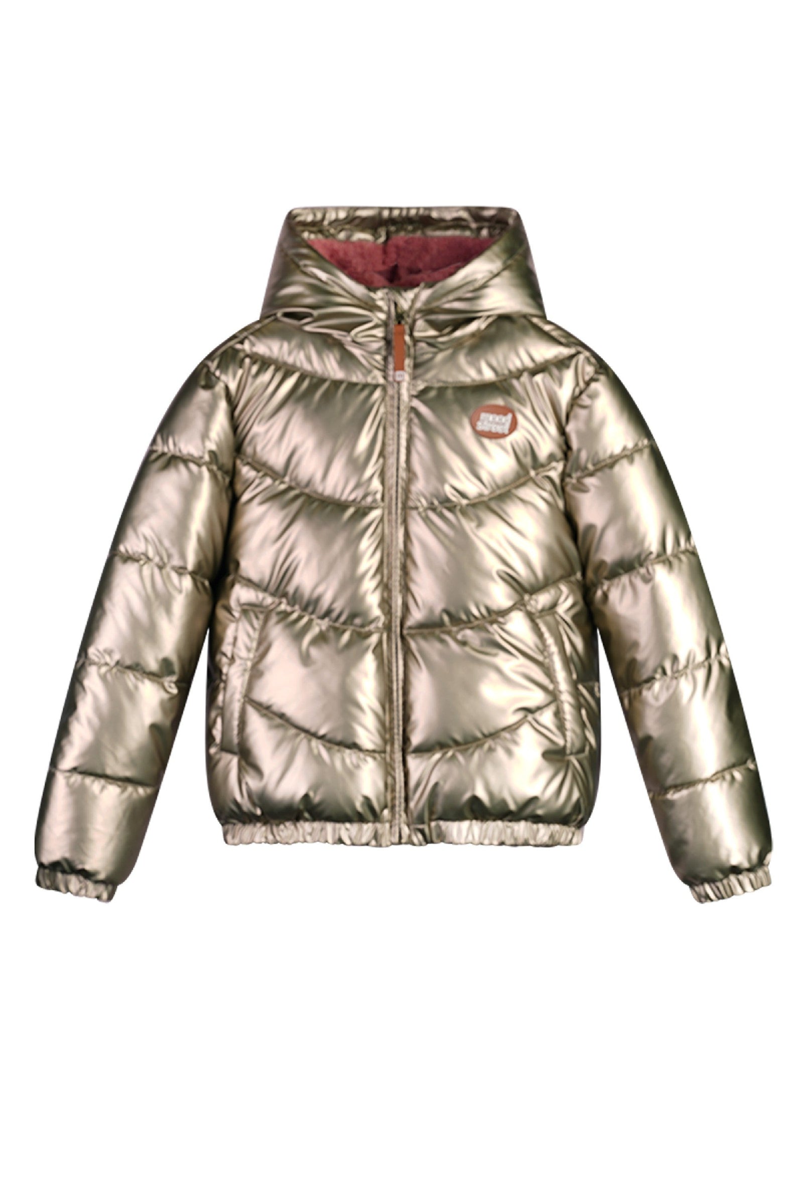 Moodstreet JESSE shiny wavy-quilt jacket