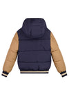 Jongens JERICHO winter baseball jacket van Moodstreet in de kleur Navy in maat 146-152.