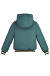 Jongens JAMIE reversible jacket van Moodstreet in de kleur Rainforest in maat 146-152.