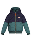 Jongens JAMIE reversible jacket van Moodstreet in de kleur Rainforest in maat 146-152.