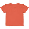 Jongens Oversized Shortsleeve MACELS241 van Little Levv in de kleur Orange Red in maat 128.